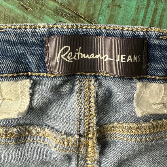 Reitman's Blue Distressed Skinny Jeans Size 22 - Picture 9 of 13